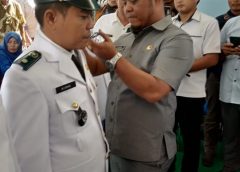 Wakil Bupati Tanjab Timur, Robby Nahliansyah  Lantik & Ambil Sumpah Jabatan Sebelas Kades Terpilih