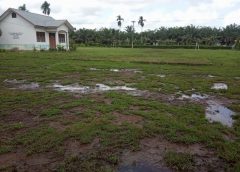 Setiap Hujan Lapangan Upacara SDN 167/X Pandan Jaya Banjir