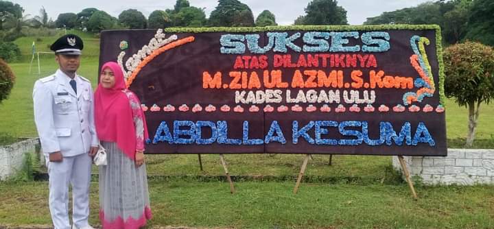 Resmi Menjabat di Periode Keduanya, Ini Harapan Kades Lagan Ulu M. Zia Ul Azmi Kepada Warganya 