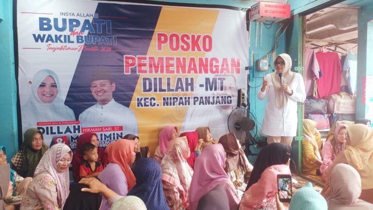 Sambangi Masyarakat Rantau Rasau Dan Nipah Panjang, Dilla Hich Janjikan Berobat Gratis