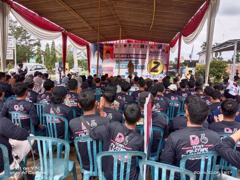 Tim Milenial Diminta Merata Dikukuhkan, Cabup Nomor Urut 2 Hadir Bersama Dewan Tanjab Timur