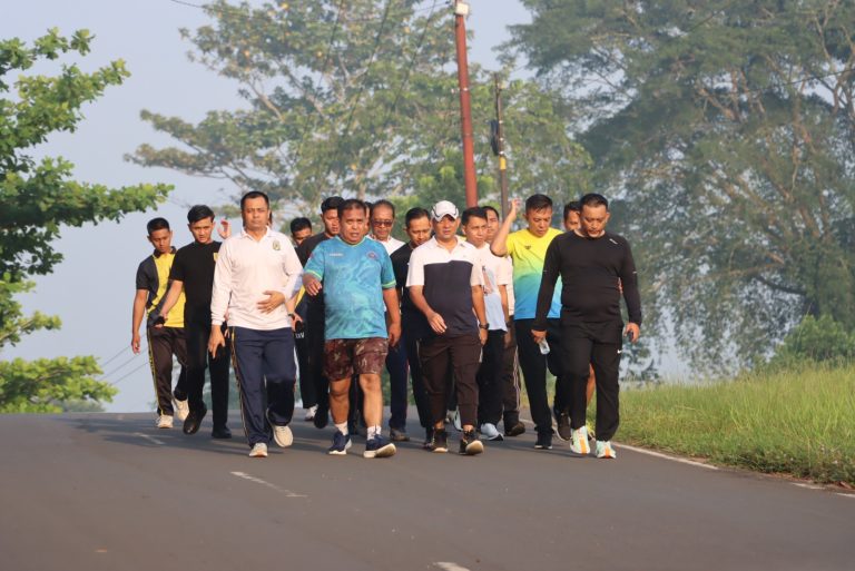 Olahraga Bersama Kapolres Tanjung Jabung Timur