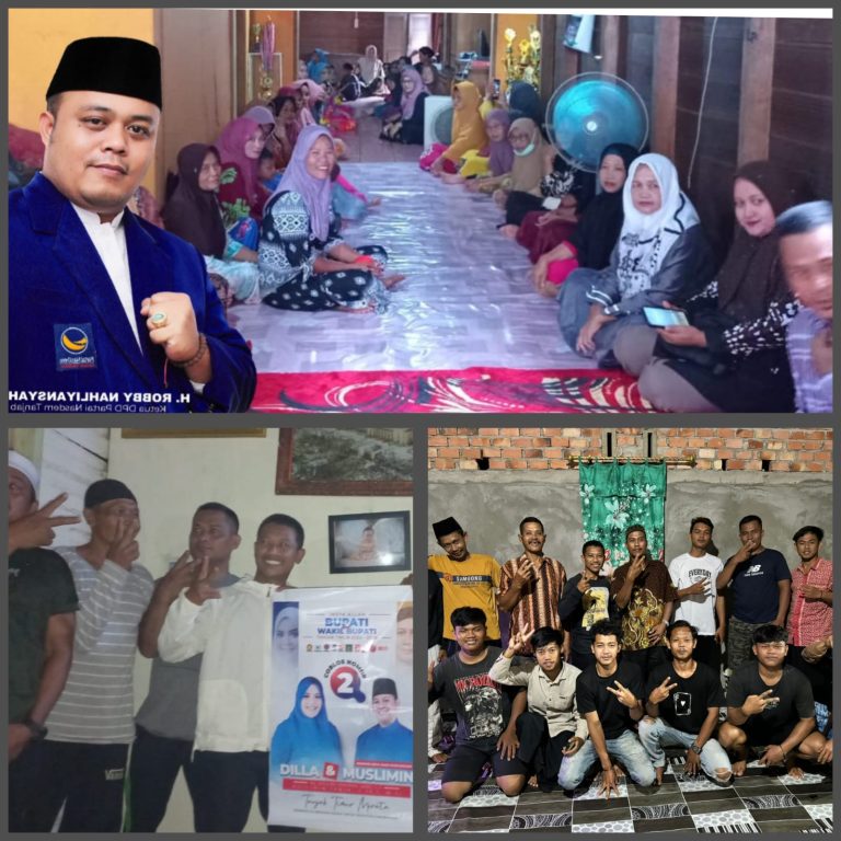Jelang Pesta Pemilukada, Dukungan kepada Dilla-Muslimin Tanja semakin ‘Deras’