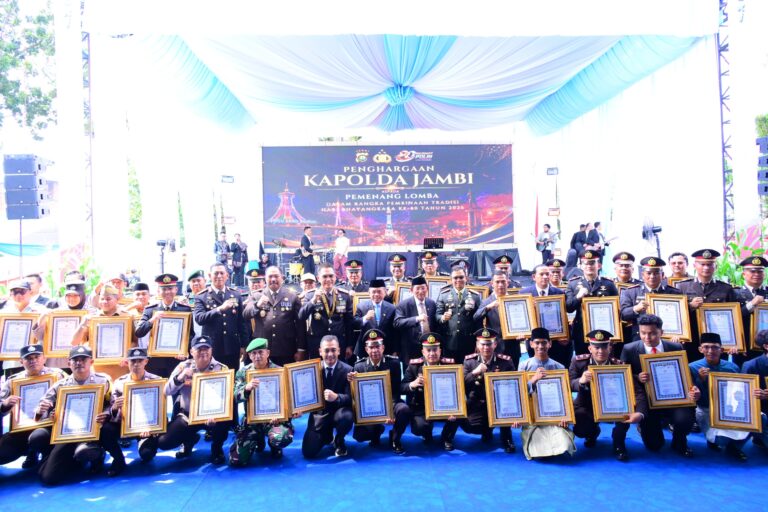 Polres Tanjab Timur Raih Peringkat I Ketahanan Pangan Kategori Lahan Tanam Jagung di Jajaran Polda Jambi