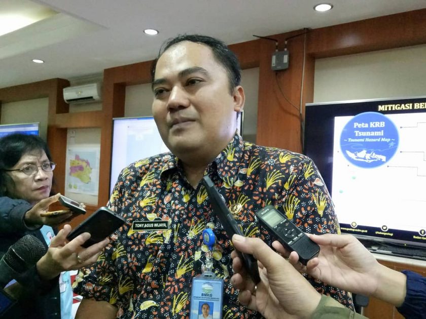 Kepala Badan Meteorologi Klimatologi dan Geofisika (BMKG) Bandung Toni Agus Wijaya.