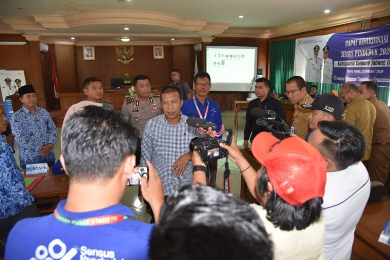 Bupati Tanjab Timur Buka Rakor Sensus Penduduk 2020