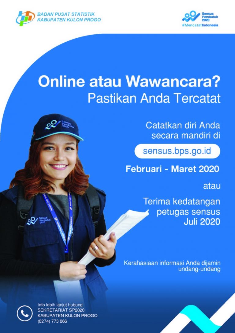 Sensus Penduduk 2020, Catat Indonesia Menuju Satu Data Kependudukan
