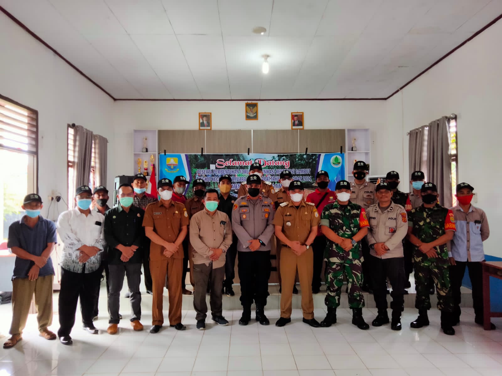 Forum Komunikasi Restorasi Gambut Tingkat Kecamatan Muara Sabak Barat Resmi di Buka