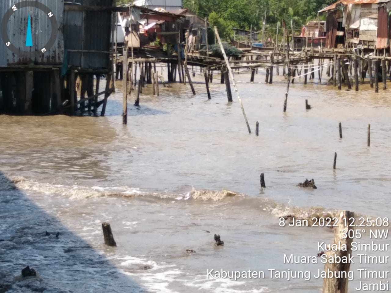 Terkait Abrasi, Pemdes Kuala simbur Akan Ajukan Pembangunan Turap ke Pemerintah Daerah Maupun Pusat