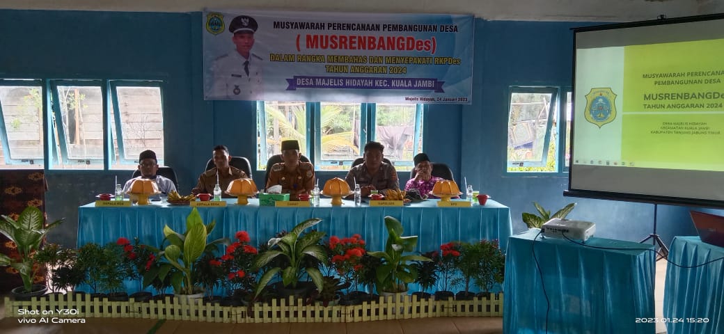 Pemerintah Desa Majelis Hidayah Gelar MusrenbangDes TA 2024
