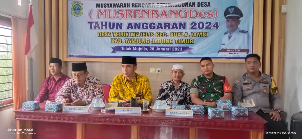 Serap Aspirasi Prioritas Warga, Pemdes Teluk Majelis Gelar MusrenbangDes TA 2024