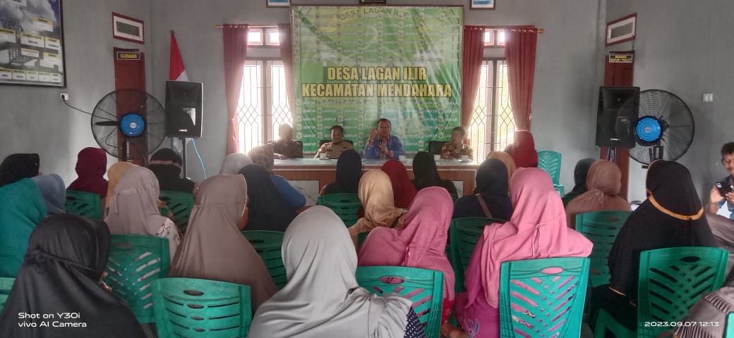Dinsos Tanjabtim Dan Desa Lagan Ilir Bersinergi Sukseskan Bantuan PKH
