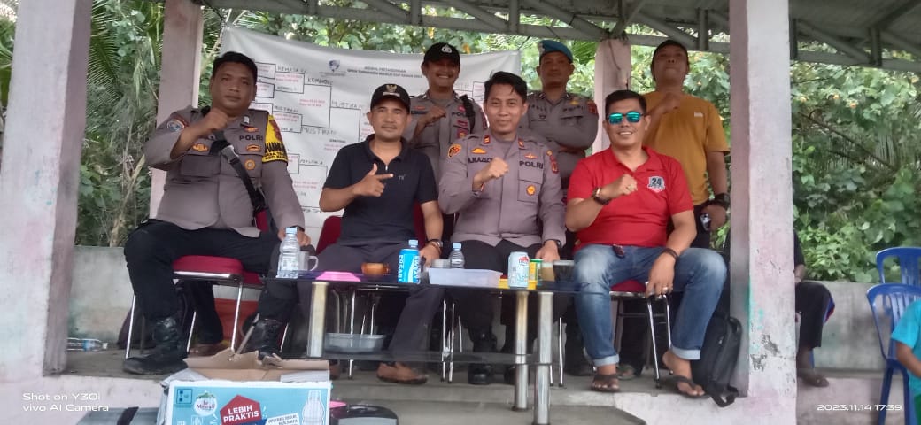 Kepala Desa Teluk Majelis Abdul Fatah Tutup Open Turnamen Majelis CUP 2023