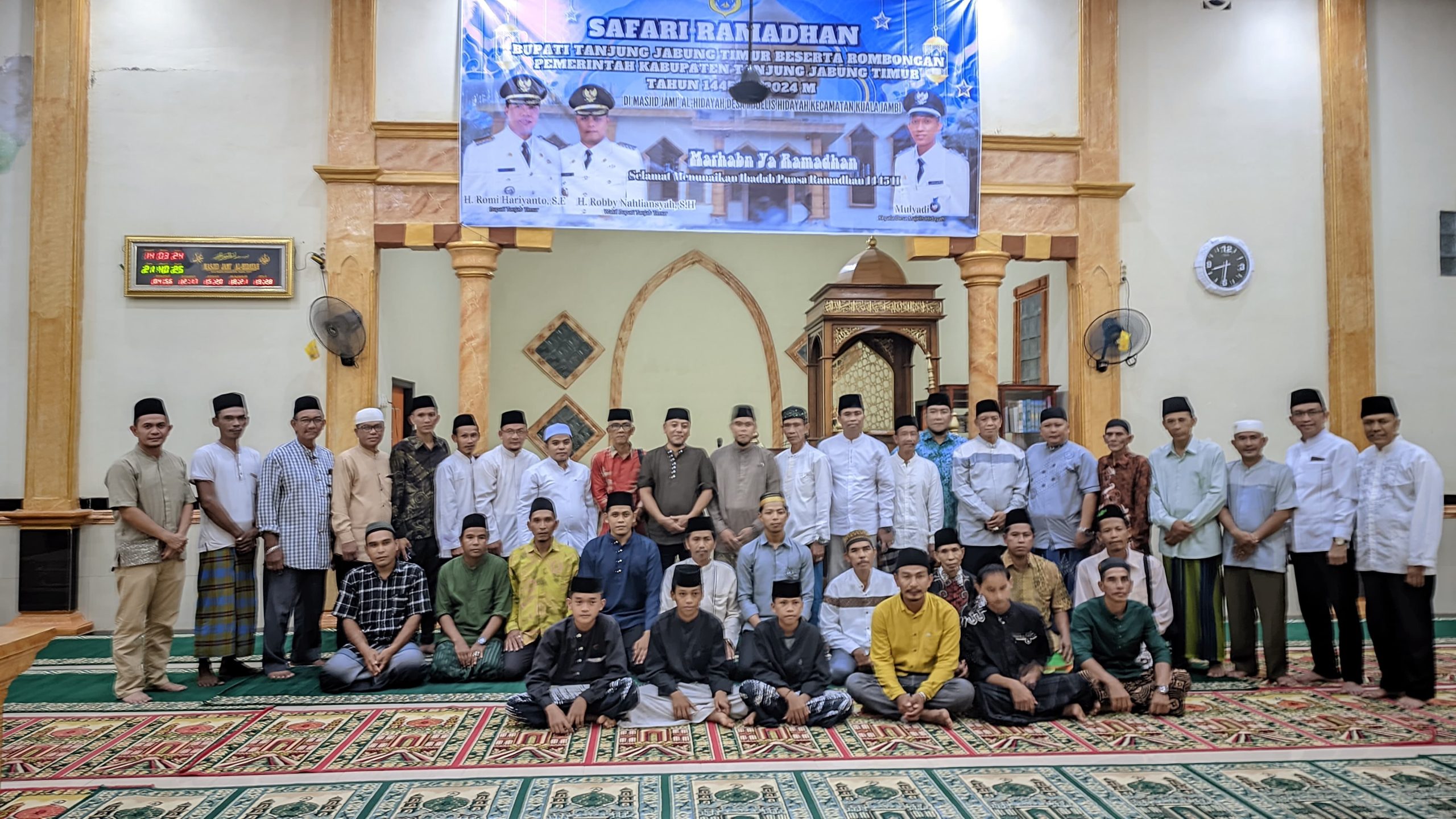 Tim Safari Ramadhan Tanjab Timur Kunjungi Masjid Jami’ Alhidayah