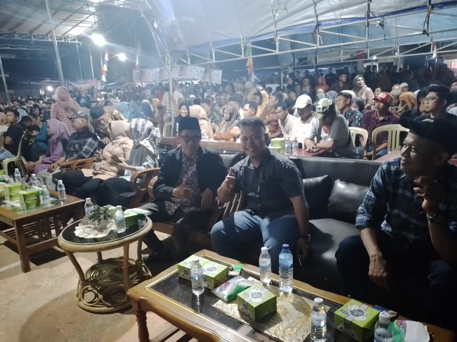 Calon Bupati Hj Dilla Hich Hadiri Acara Kontes Dangdut Sadu (KDS)