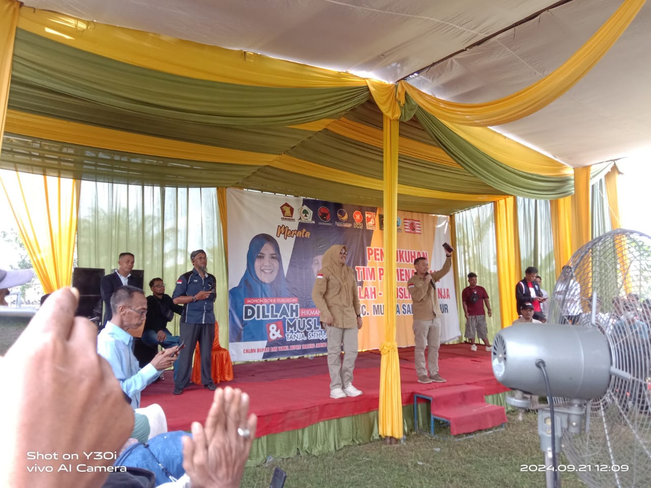 Dillah – MT Kukuhkan Tim Pemenangan di Kecamatan Muarasabak Timur