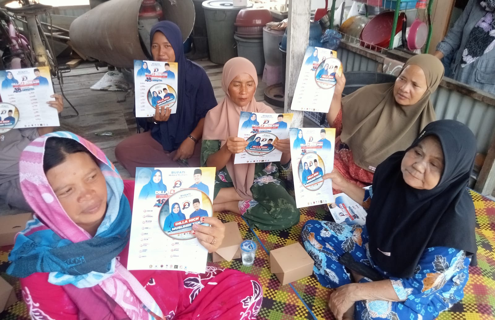 Tuotengganai Desa Pandan Sejahtera, H Nurheri Siap Mendukung Paslon Dillah – Muslimin, Pada Kanca Pilbup Tanjabtim 2024