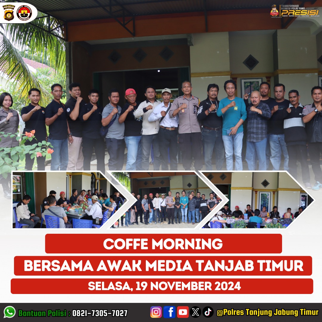 Coffe Morning Bersama Awak Media