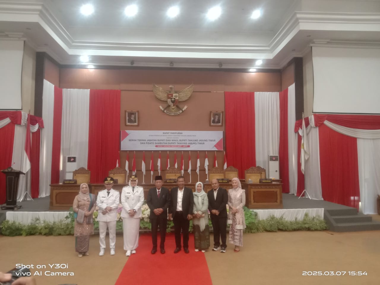 Rapat Paripurna Istimewa di Gelar DPRD Tanjung Jabung Timur