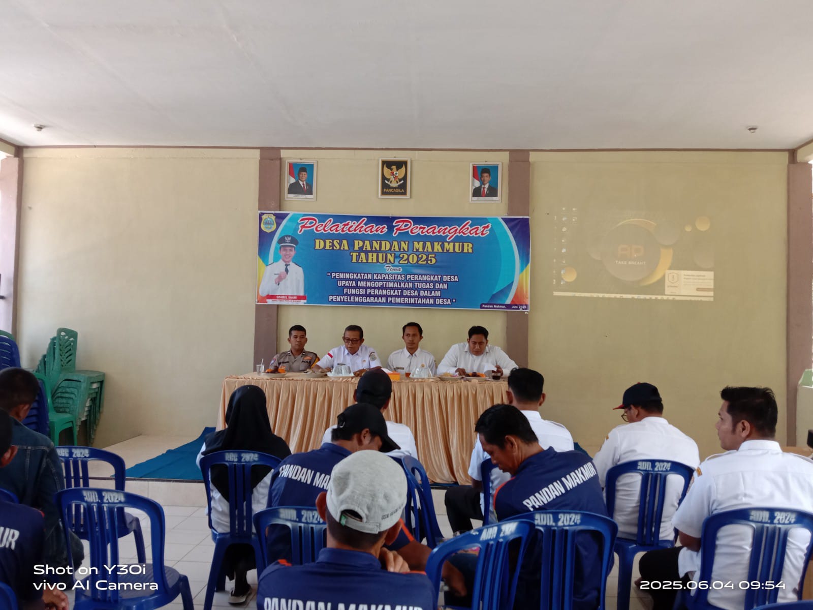 Desa Pandan Makmur Gelar Rapat Peningkatan Kapasitas Perangkat Desa Upaya Pengoptimalan Tugas dan Fungsi Perangkat Desa Dalam Penyelenggaraan Pemerintahan