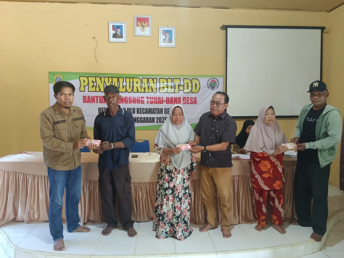 Desa Lagan Ulu Salurkan BLT DD Tahap 2