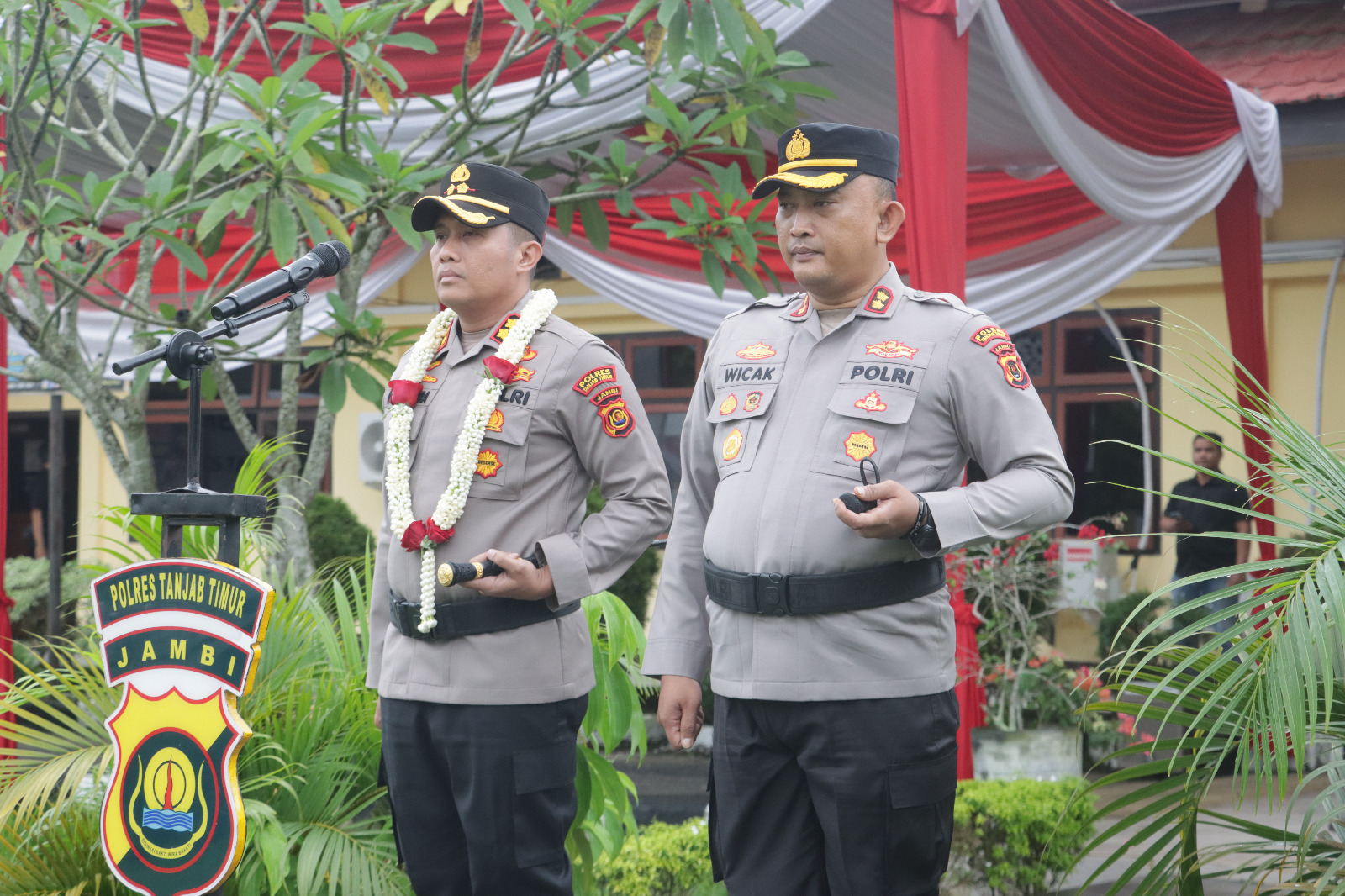 Resmi Jabat Kapolres Tanjabtim, AKBP Ade Candra SP, SIK Siap Dukung Program Ketahanan Pangan dan Stunting 