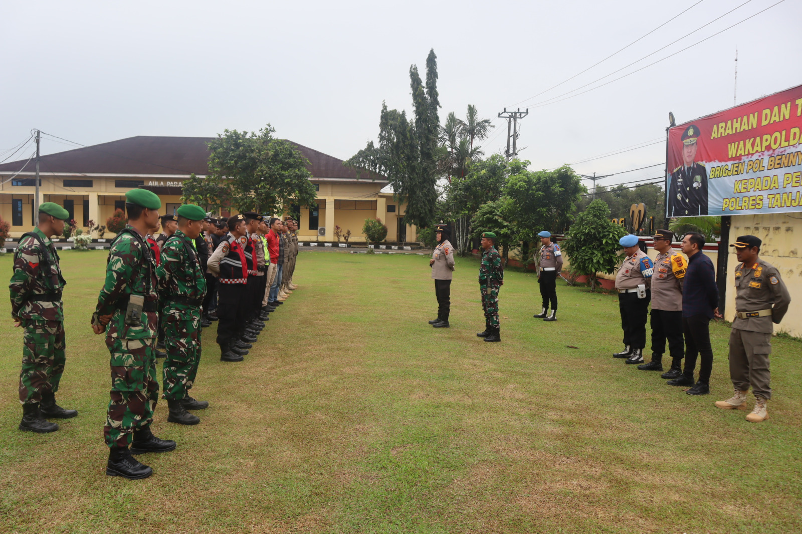 Polres Tanjung Jabung Timur Libatkan TNI Dan Pol PP Lakukan Patroli Skala Besar, Jaga Kondusivitas Perayaan Imlek 2026 Tetap Aman