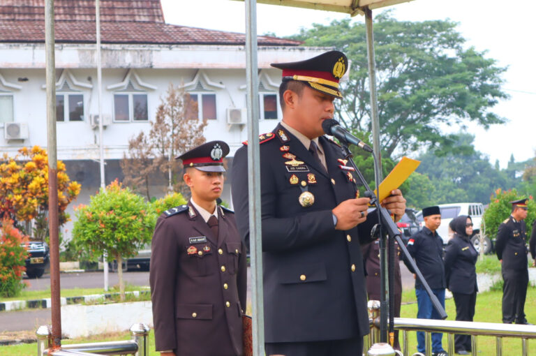 Kapolres Tanjab Timur Pimpin Upacara Hari Lahir Pancasila 2026 di Kantor Bupati, Tegaskan Pancasila sebagai Pemersatu Bangsa
