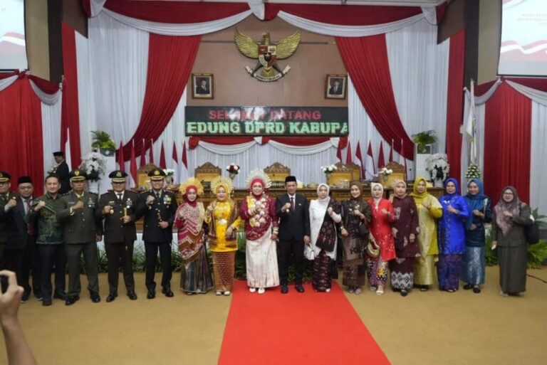 Dewan Perwakilan Rakyat Daerah (DPRD) Kabupaten Tanjung Jabung Timur (Tanjab Timur), Provinsi Jambi, Menggelar Rapat Paripurna Dalam Rangka Mendengarkan Pidato Kenegaraan Presiden Republik Indonesia Prabowo Subianto